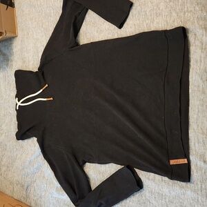 Ampersand Avenue cowl neck sweatshirt black XL
